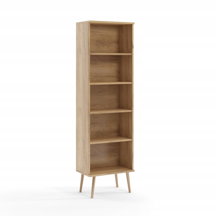 Regał Boho w stylu skandynawskim