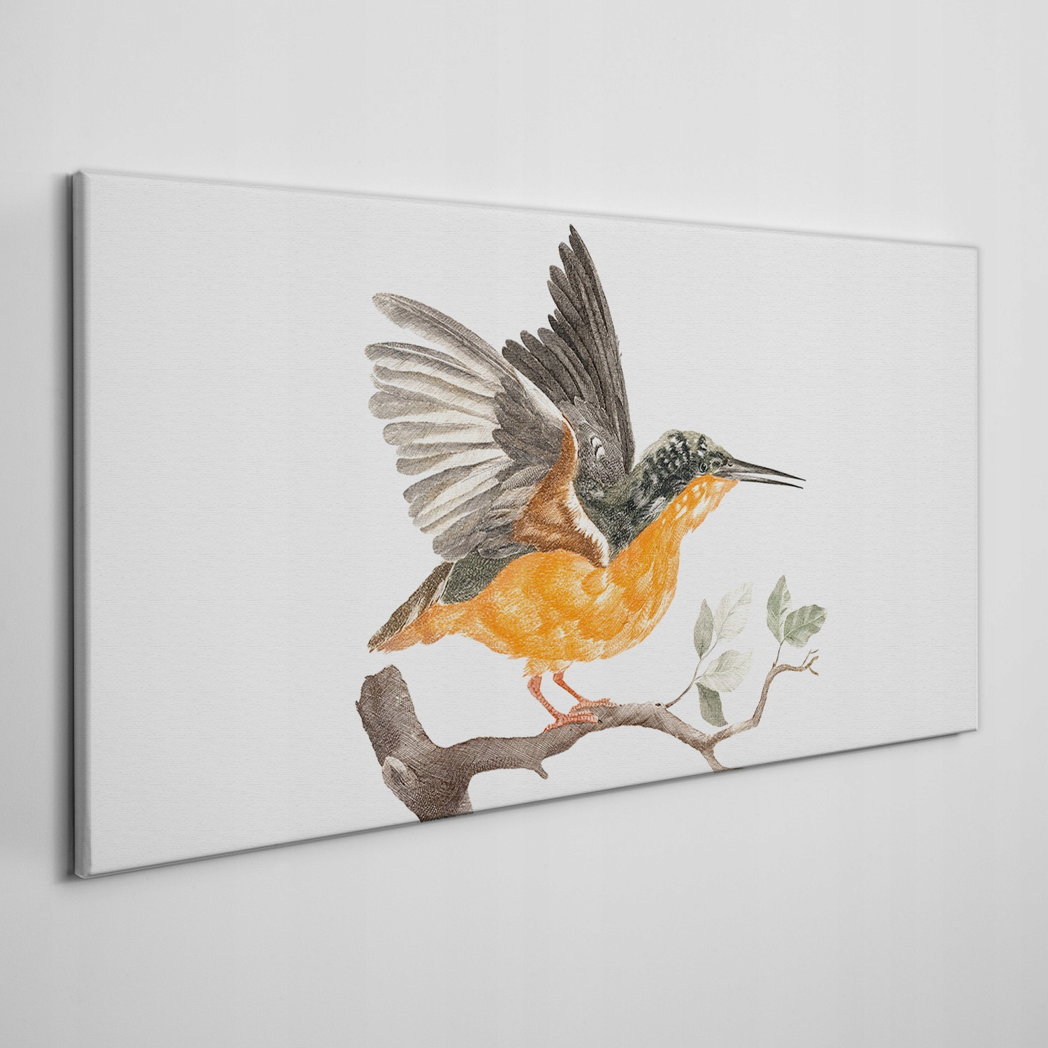 

Obraz na ramie płótno Zwierzę ptak gałąź 120x60 cm