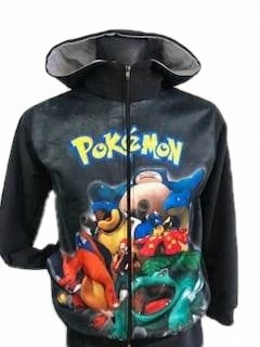 

Bluza Z Kapturem Pokemon 100 % Bawełna
