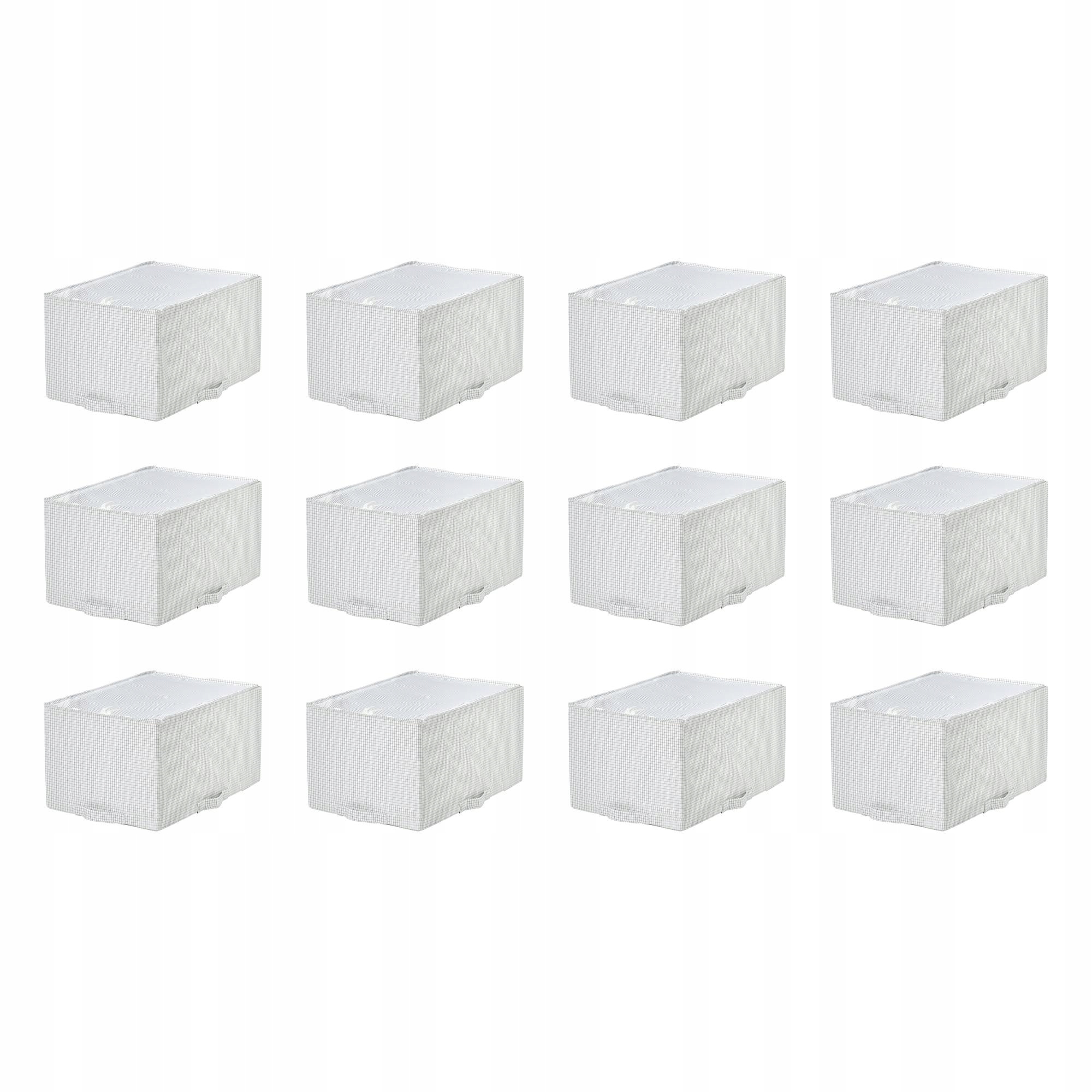 12 szt. Torba Organizer Biało-Czarna 34x51x28 cm Praktyczna