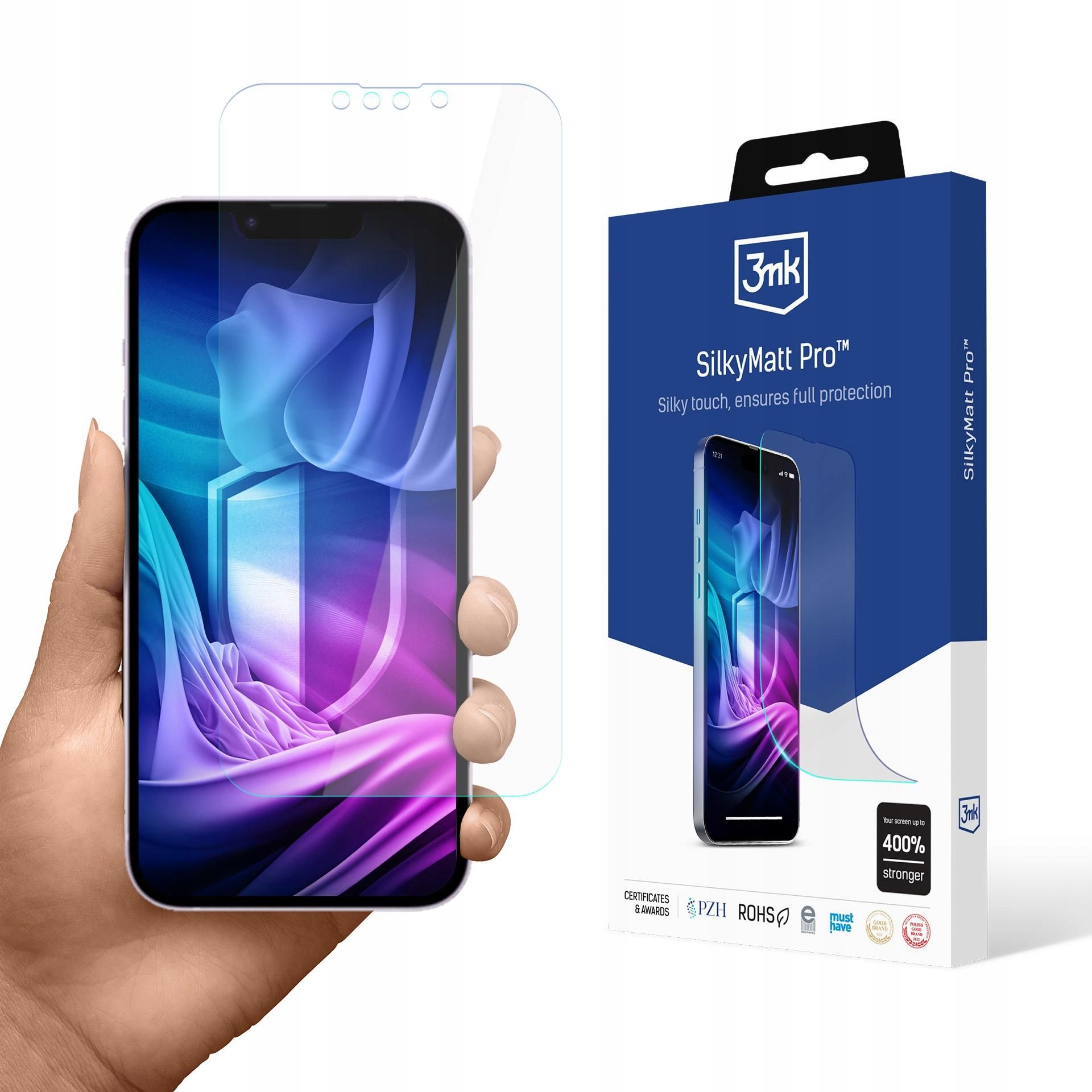 Matowa folia ochronna do iPhone 16E/ iPhone 17E 3mk Silky Matt Pro