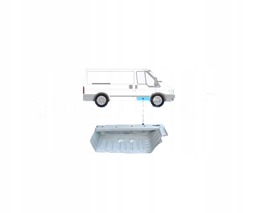 PFD50003AR - СТУПІНЬ FORD TRANSIT 00-ПРАВА НОВА