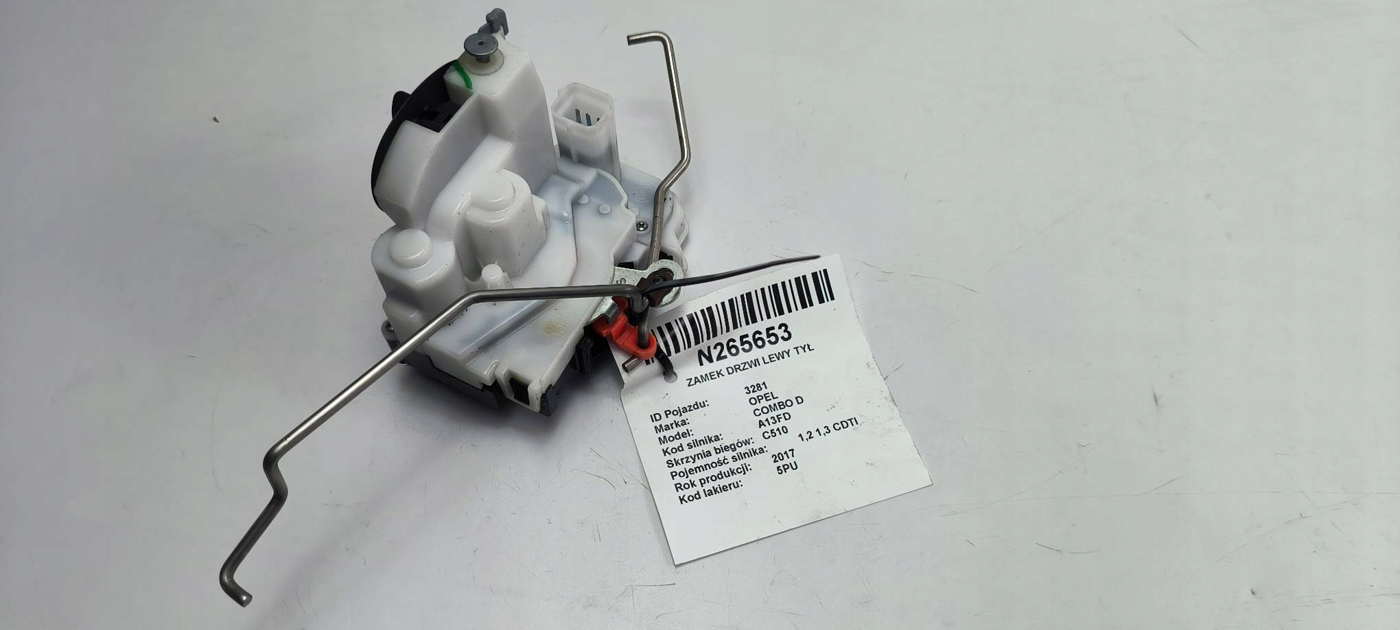 lock door left rear part 519103570 OPEL COMBO D