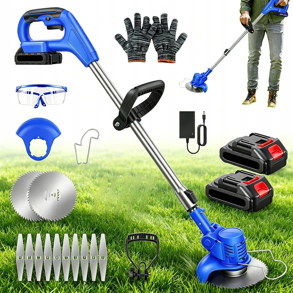 Akumulátorová Vyžínač Křovinořez 21V 800W 18000 Rpm Otočná Hlava