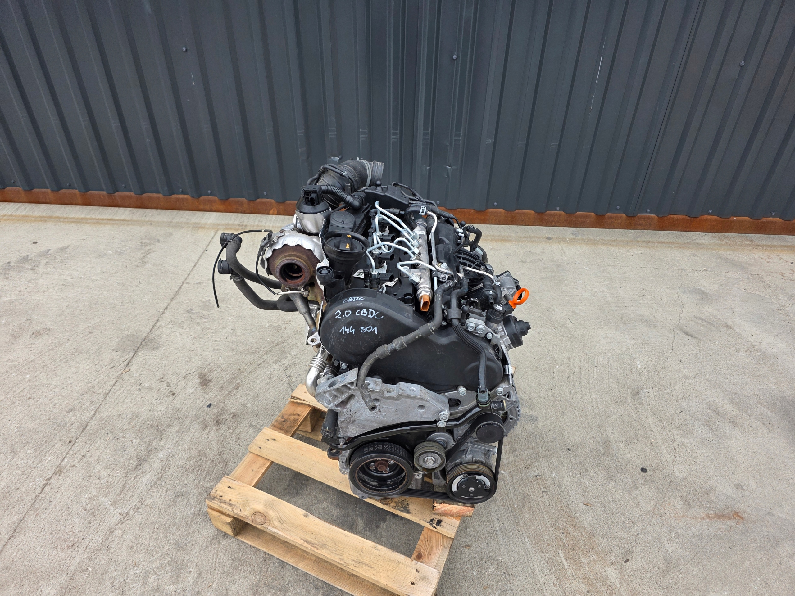 engine complete AUDI VW SEAT SKODA 2.0 TDI CBD CBDC 144801 KM original !!!