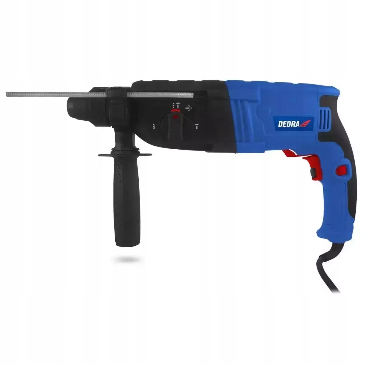 Vrtací kladivo 900 W, 0-1300 ot/min, 4 funkce, kufr, Sds Plus Dedra