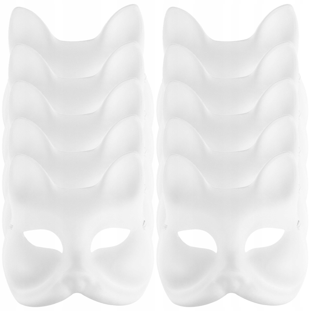 JAPANESE DECOR DECORATE HAND PAINTED PULP MASKS