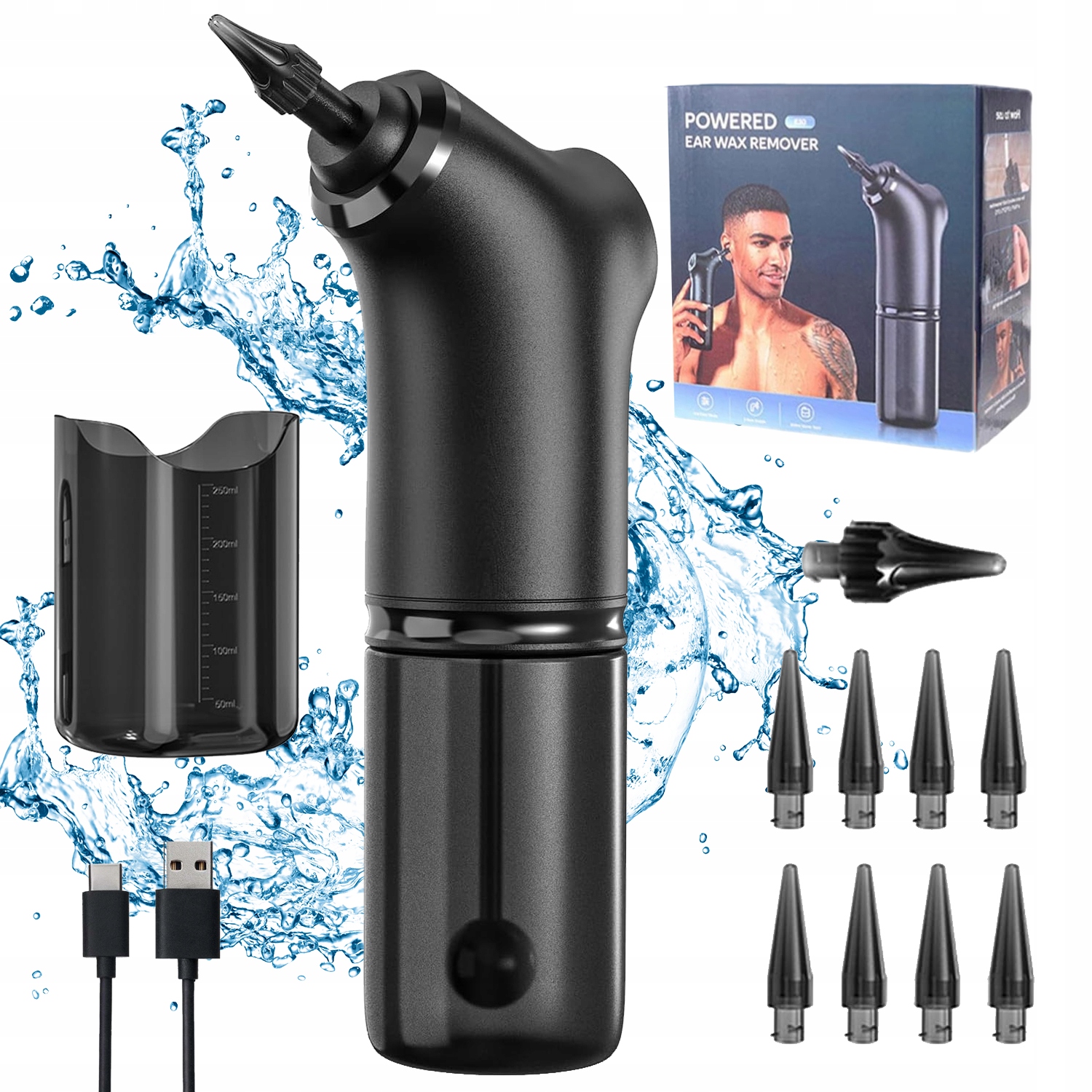 Irygator Urządzenie Do Czyszczenia Uszu Elektryczny Środek Do Czyszczenia