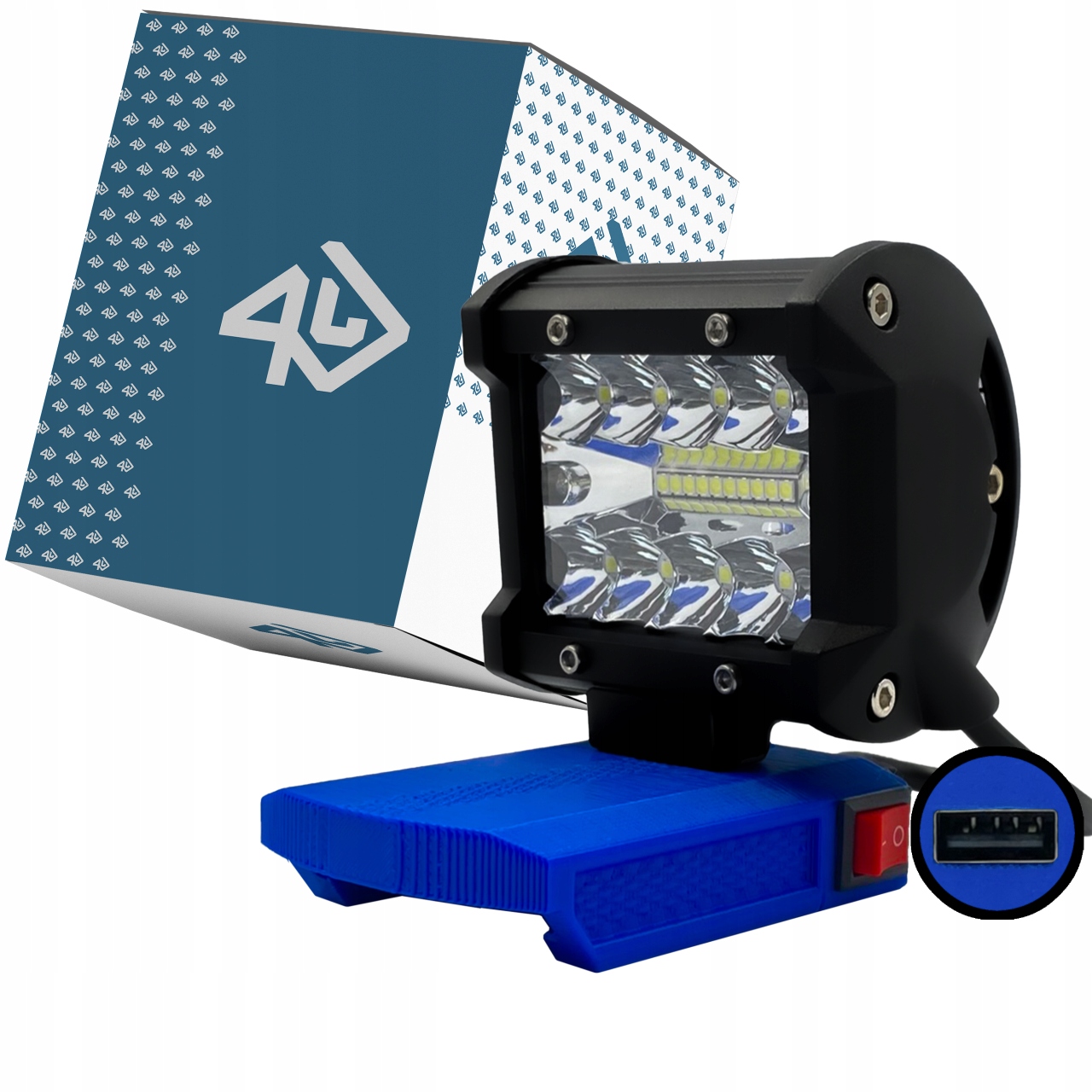 Lampa Do Dedra 18V Sas Led Pracovní Halogen Max Usb