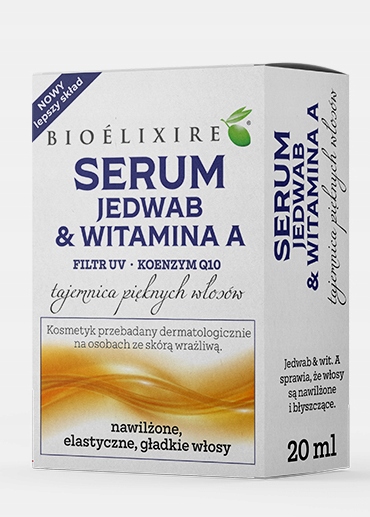 Bioelixire Serum Jedwab & Witamina A 20ml