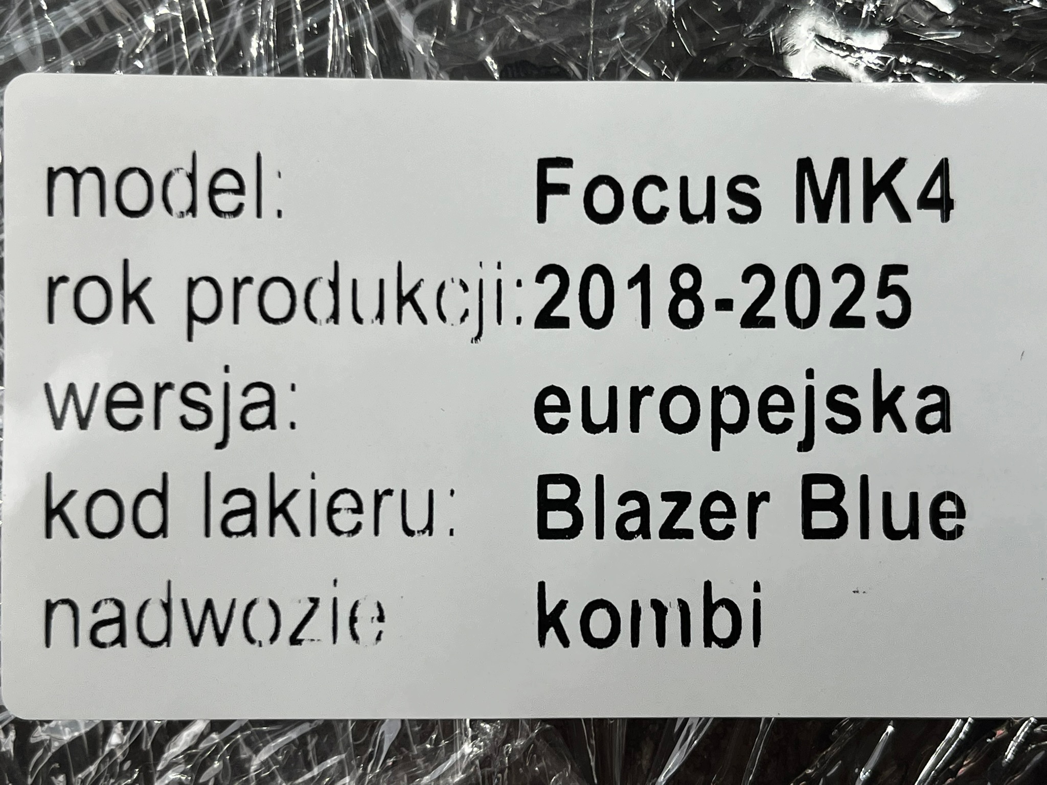 FORD FOCUS MK4 2018- EKRAN display RADIA JX7T-18B955-ED