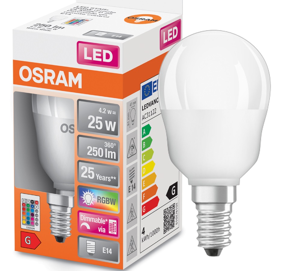 

Osram Led Star Żarówka Rgb Pilot 4,5W=25W E14