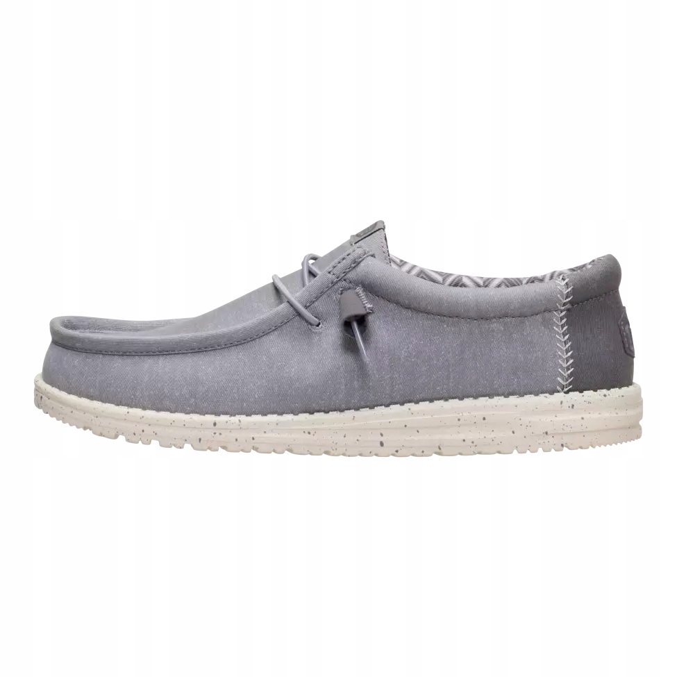 HeyDude Pánské lehké mokasíny Boty Polobotky Nazouvací Wally Stretch Canvas 42