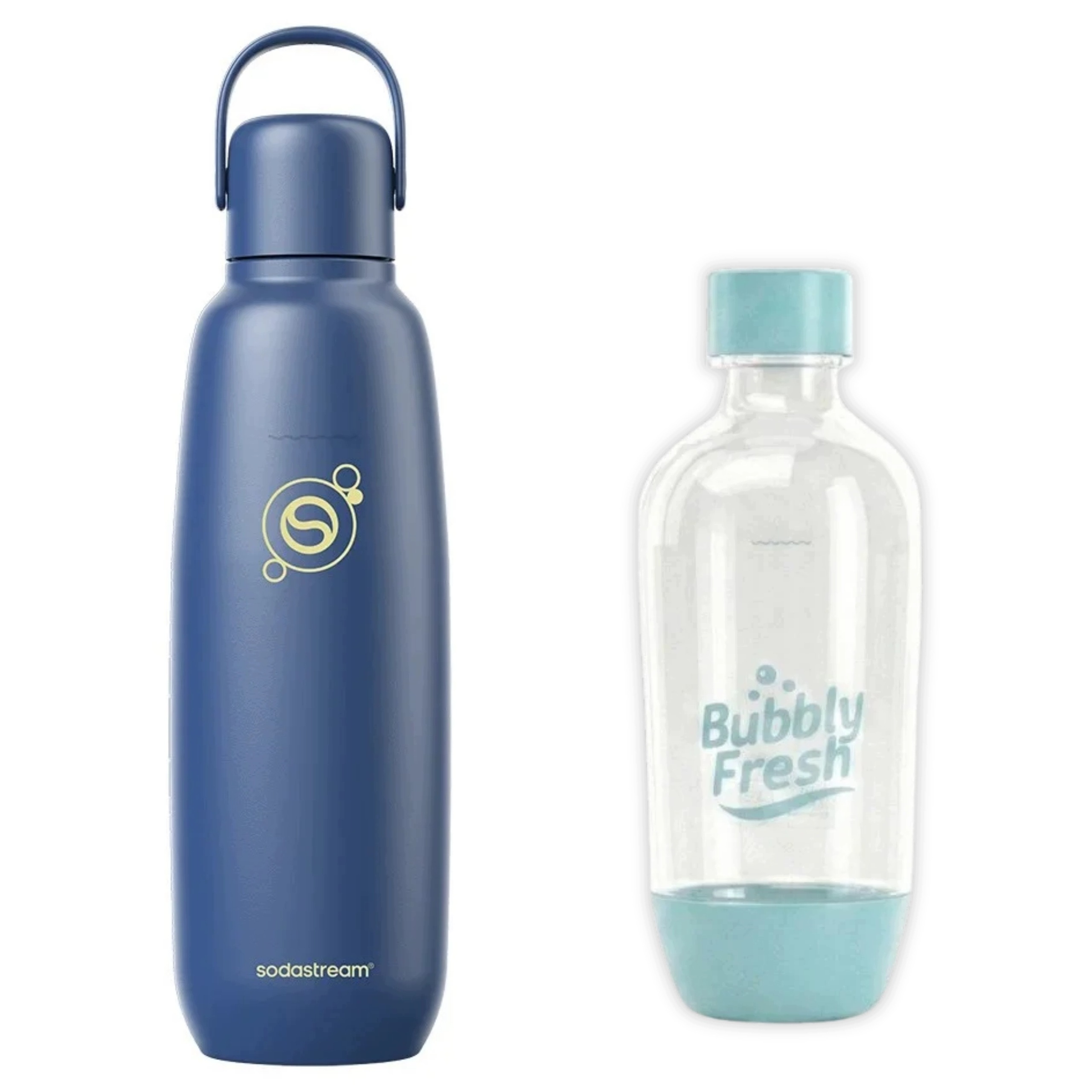 Lahve do výrobníku sody SodaStream Fizz&Go Granát, BubblyFresh, modrá, 0,5 l