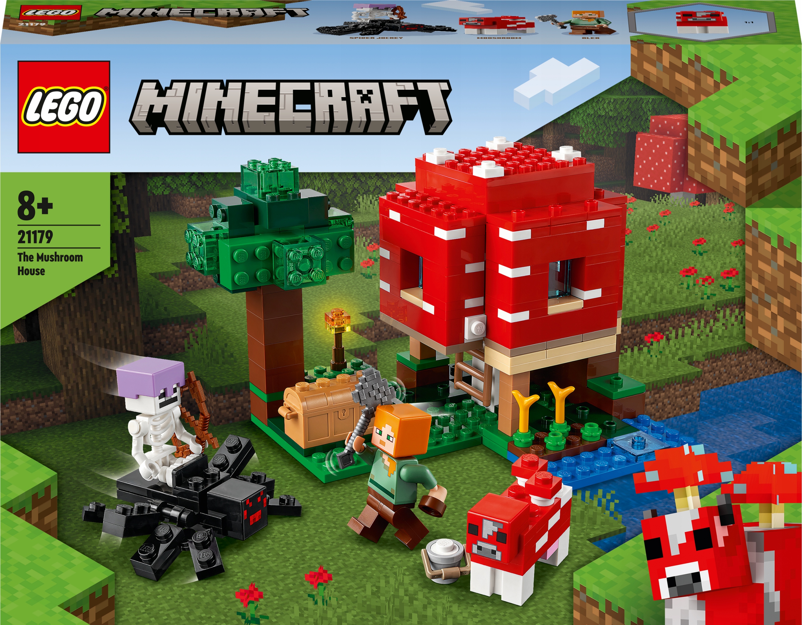 

Lego Minecraft Dom w grzybie 21179