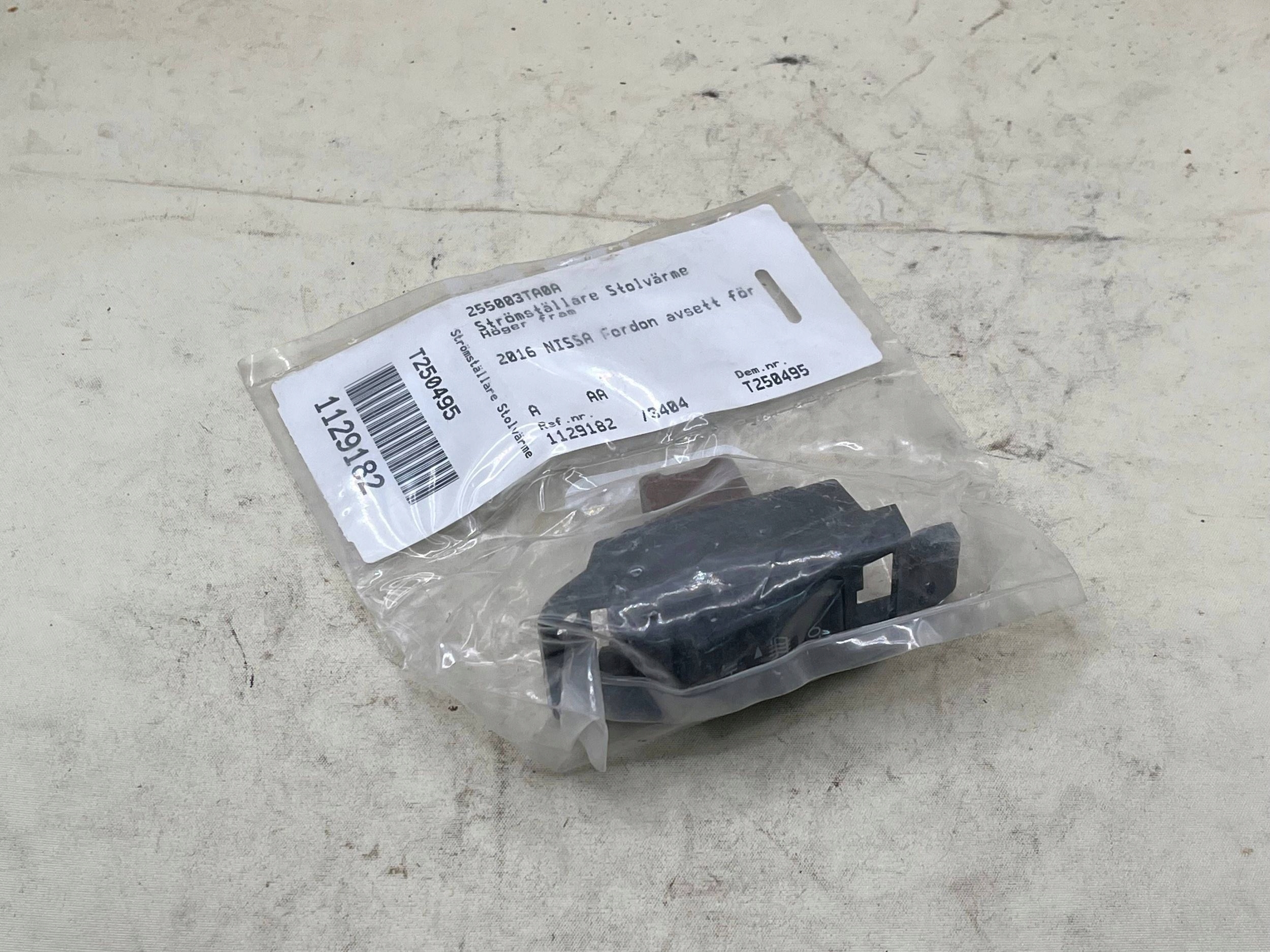 NISSAN QASHQAI Schalter Hitzung SITZ 255003TA0A !J