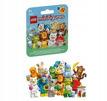 Lego Minifigures 71051 Zwierzęta Losowa Figurka 1 szt, seria 28