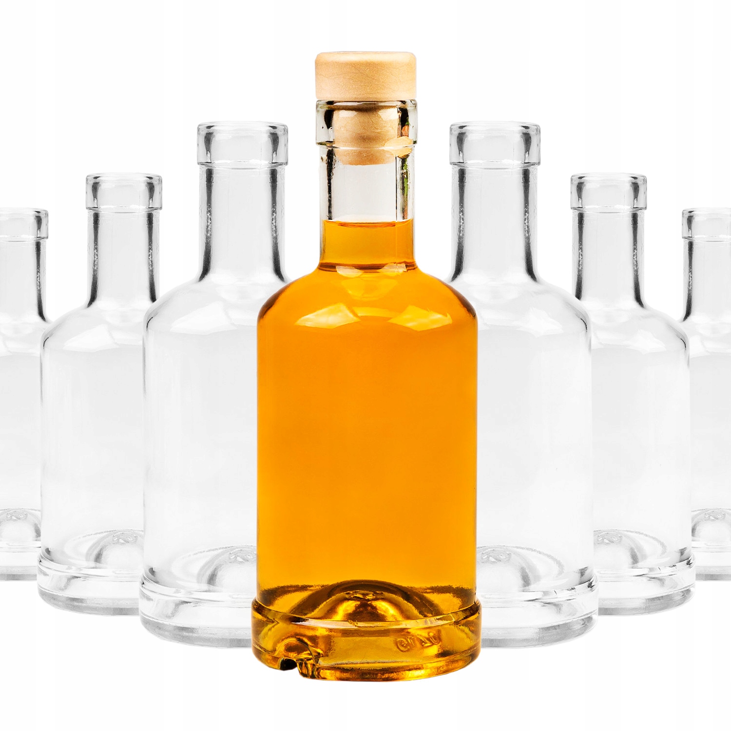 

50 sztuk butelki Tadek 250 ml z Korkami na wódkę