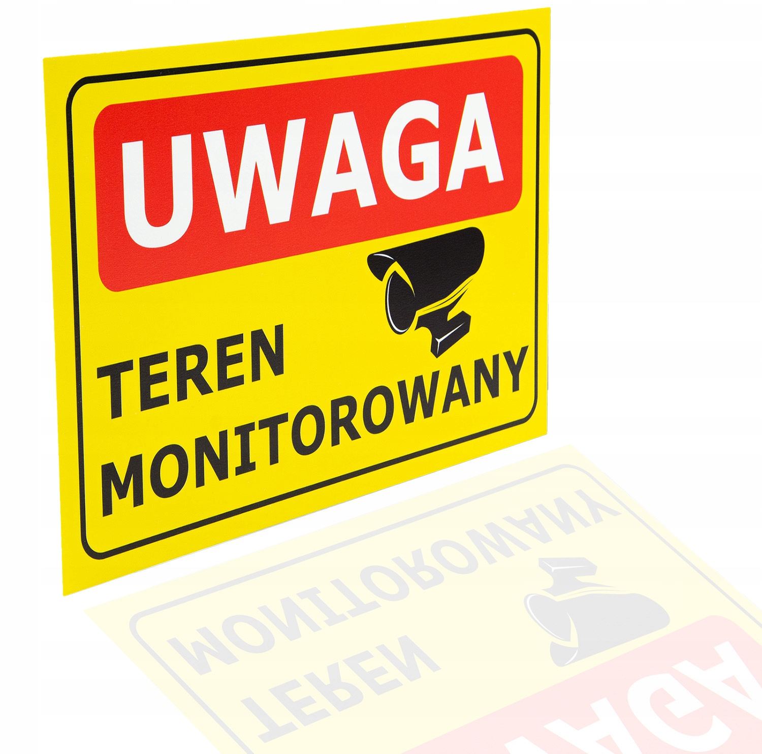 

Tablica Pcv 32x21 Uwaga Teren Obiekt Monitorowany