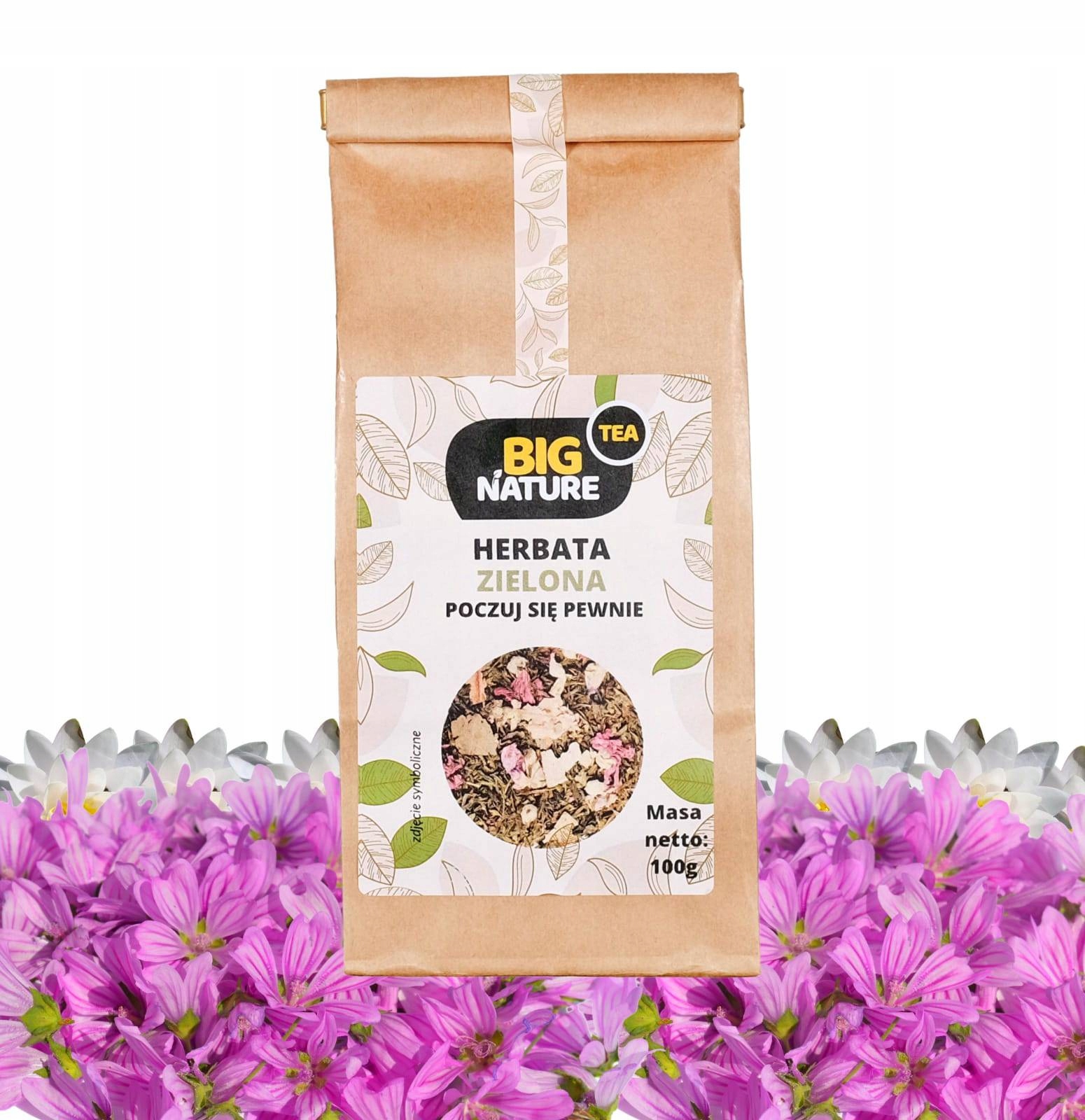 Herbata zielona POCZUJ SIĘ PEWNIE 100g - BIG NATURE — 3