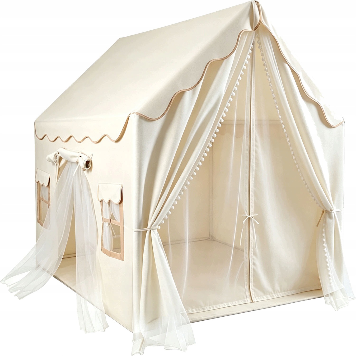 Namiot Tipi Domek Dla Dzieci Do Domu Pokoju Ogrodu Pałac Khaki Bedee