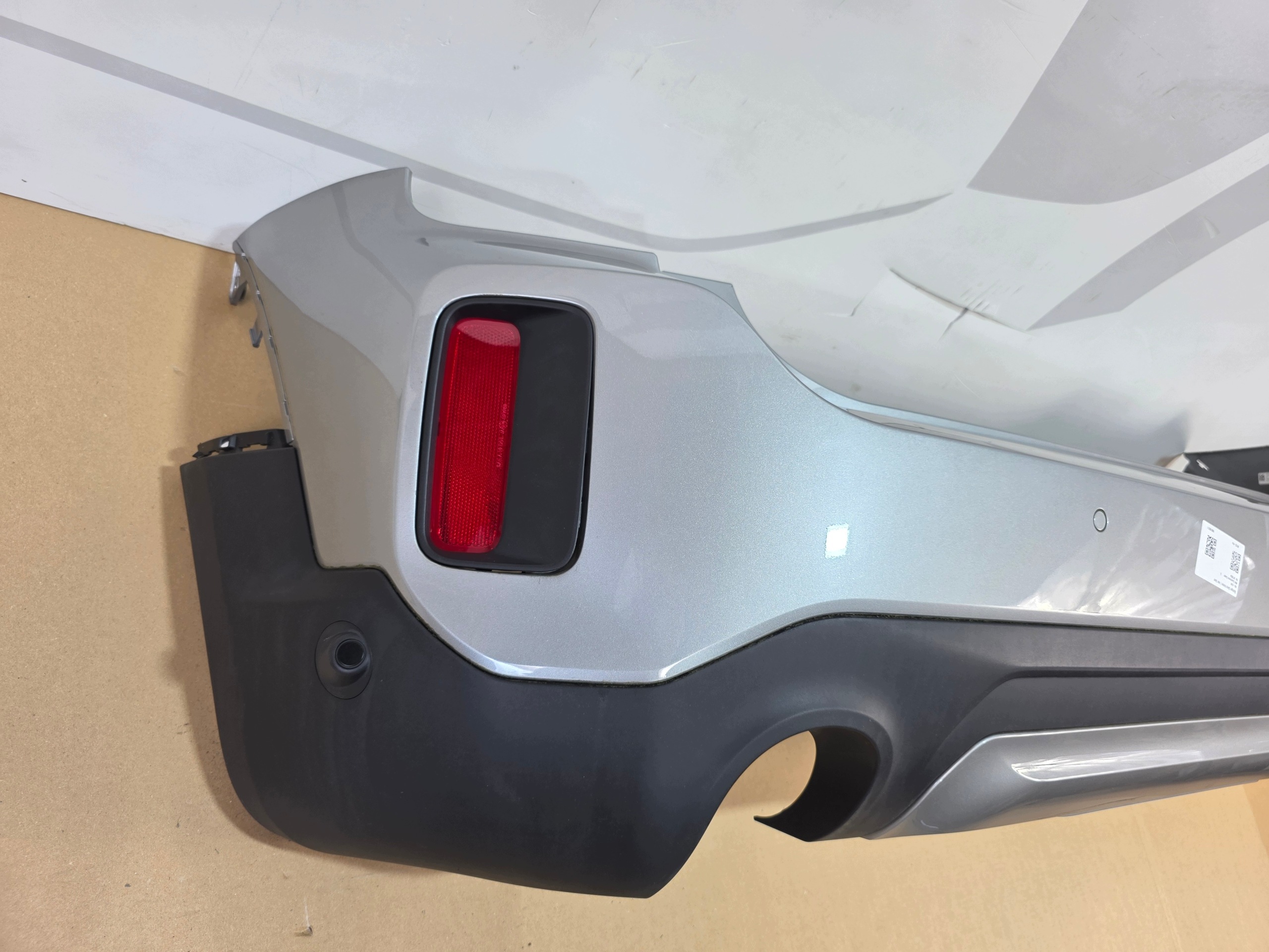 bumper rear MINI F60 4XPDC C6B MELTLING SILVER III METALLIC
