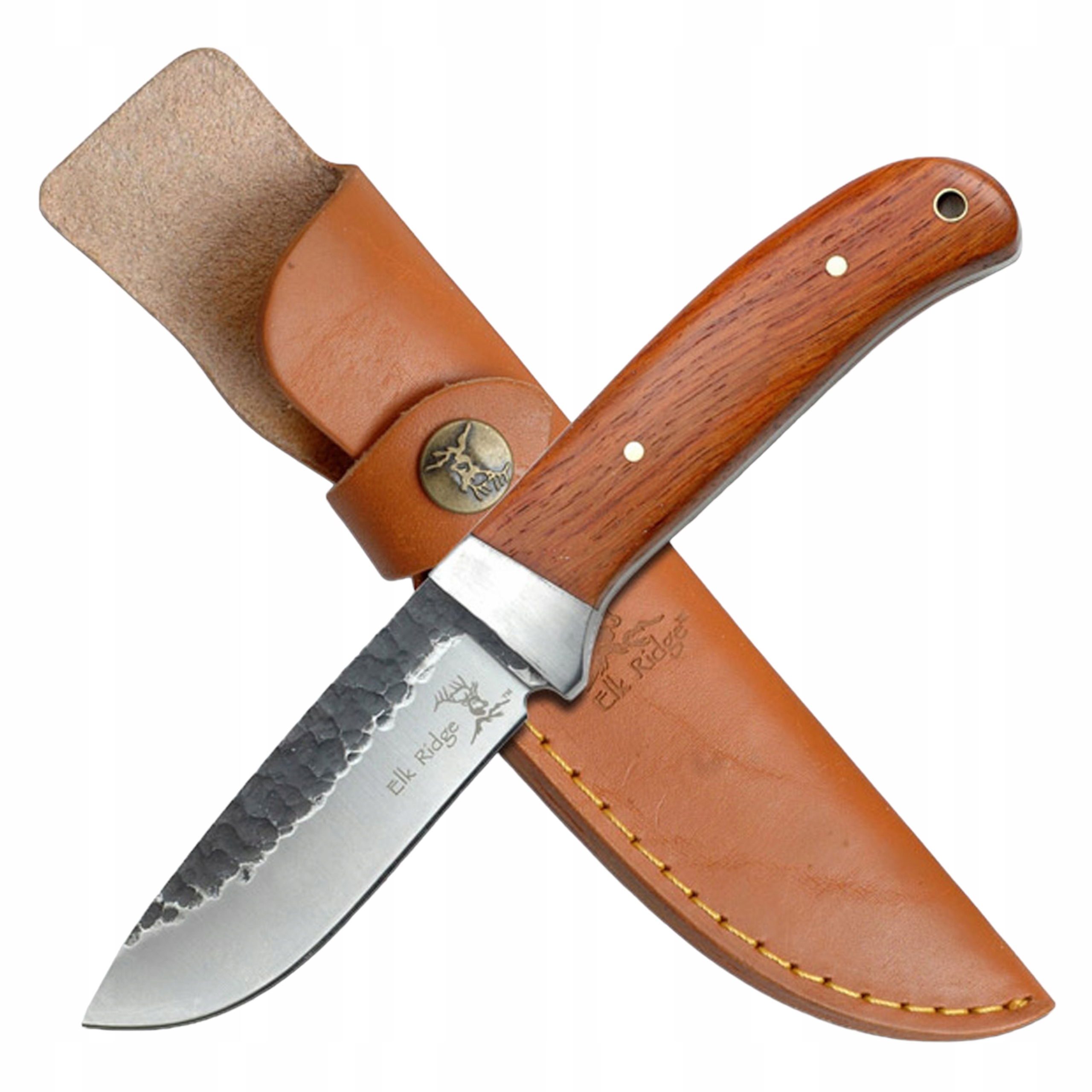 Lovecký nůž Nůž Elk Ridge ER-268 s koženým pouzdro dárek