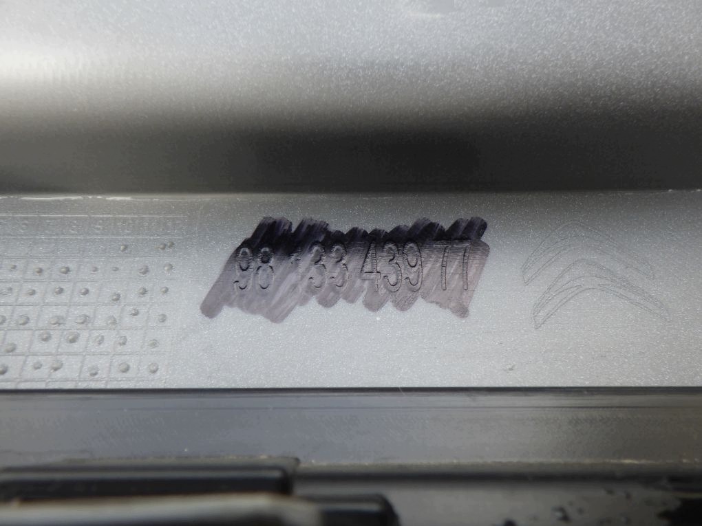 CITROEN C3 III B618 16- bumper rear rear part