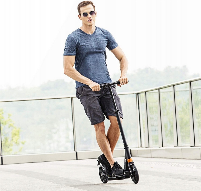 Hulajnoga Miejska DUŻA Składana SOLIDNA KOŁA 200mm 2x AMORTYZATOR 120kg Marka Urban