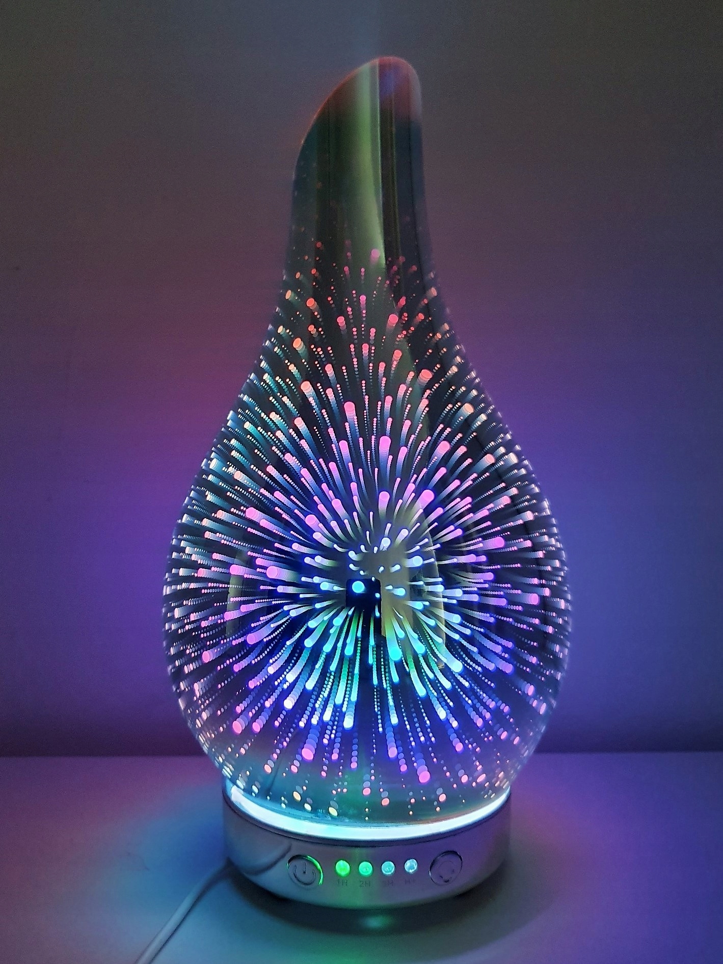 Dyfuzor Zapachowy Nawilżacz Lampka LED + Olejek Stan opakowania oryginalne