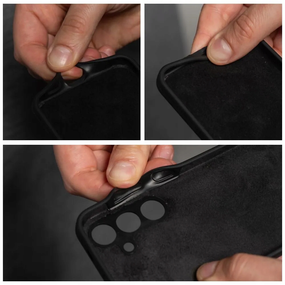 Futerał do Motorola E15 Silicone 2mm czarny