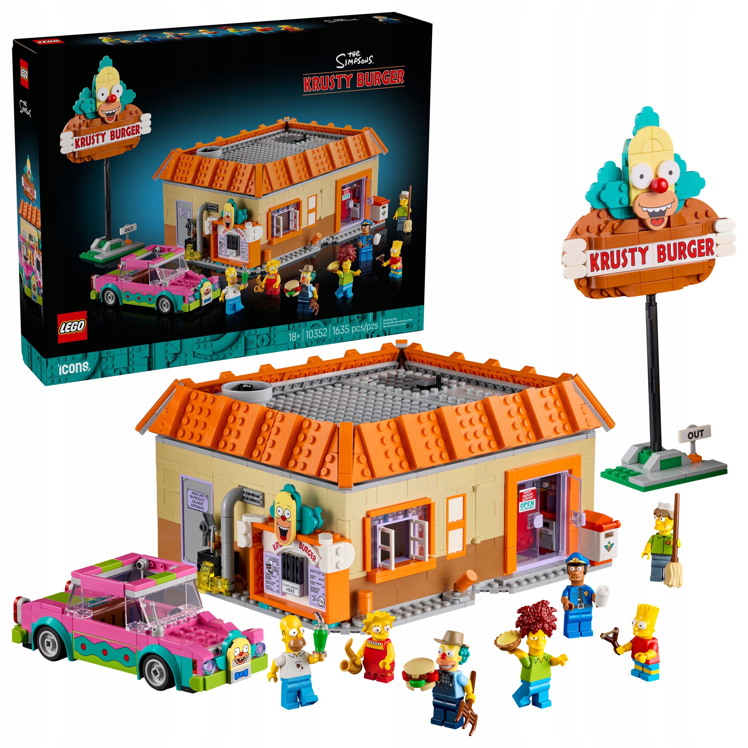Lego Icons 10352 The Simpsons: Krusty Burger