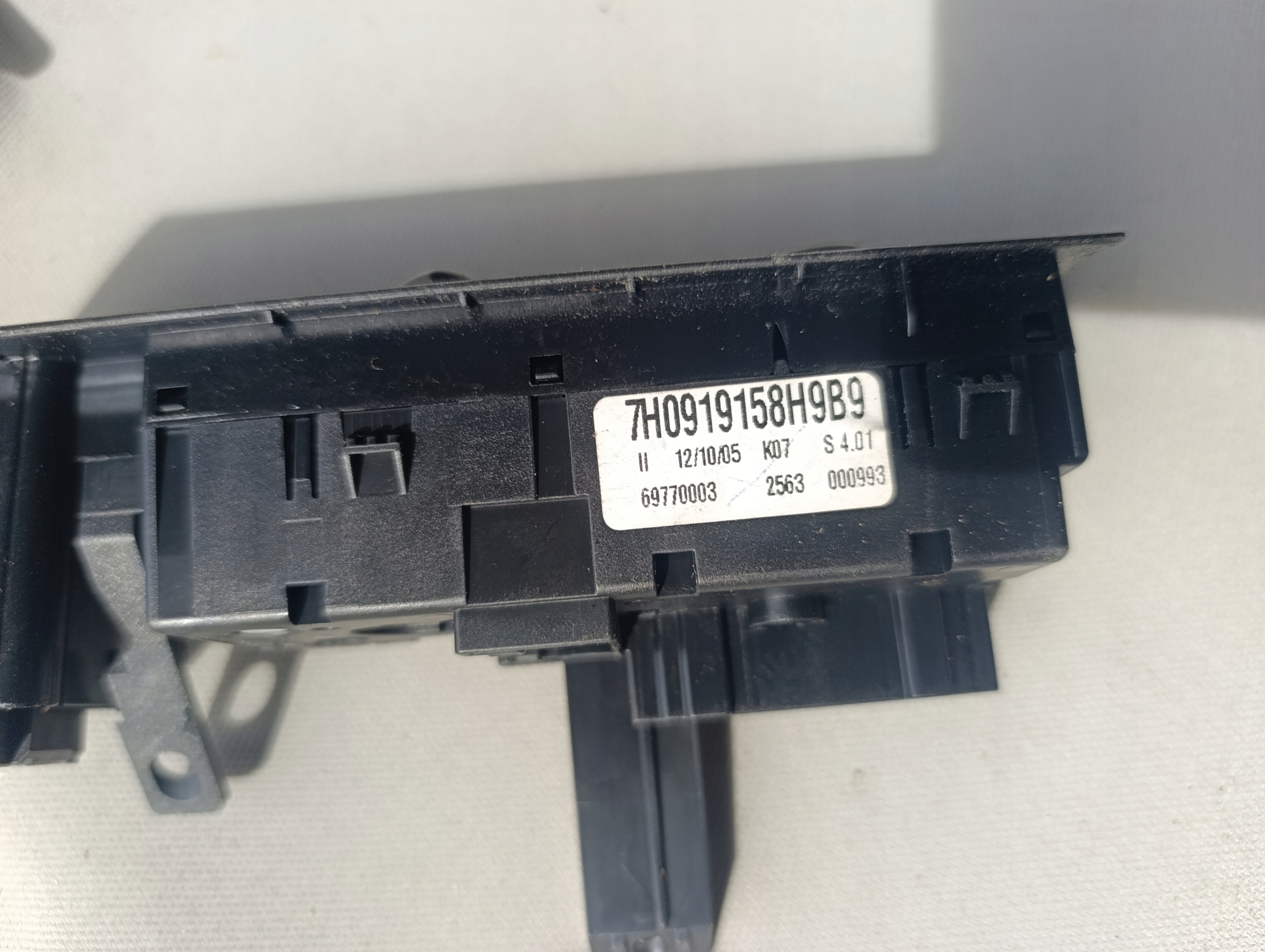 VW T5 control panel air conditioning devices for rear part 7H0919158H9B9