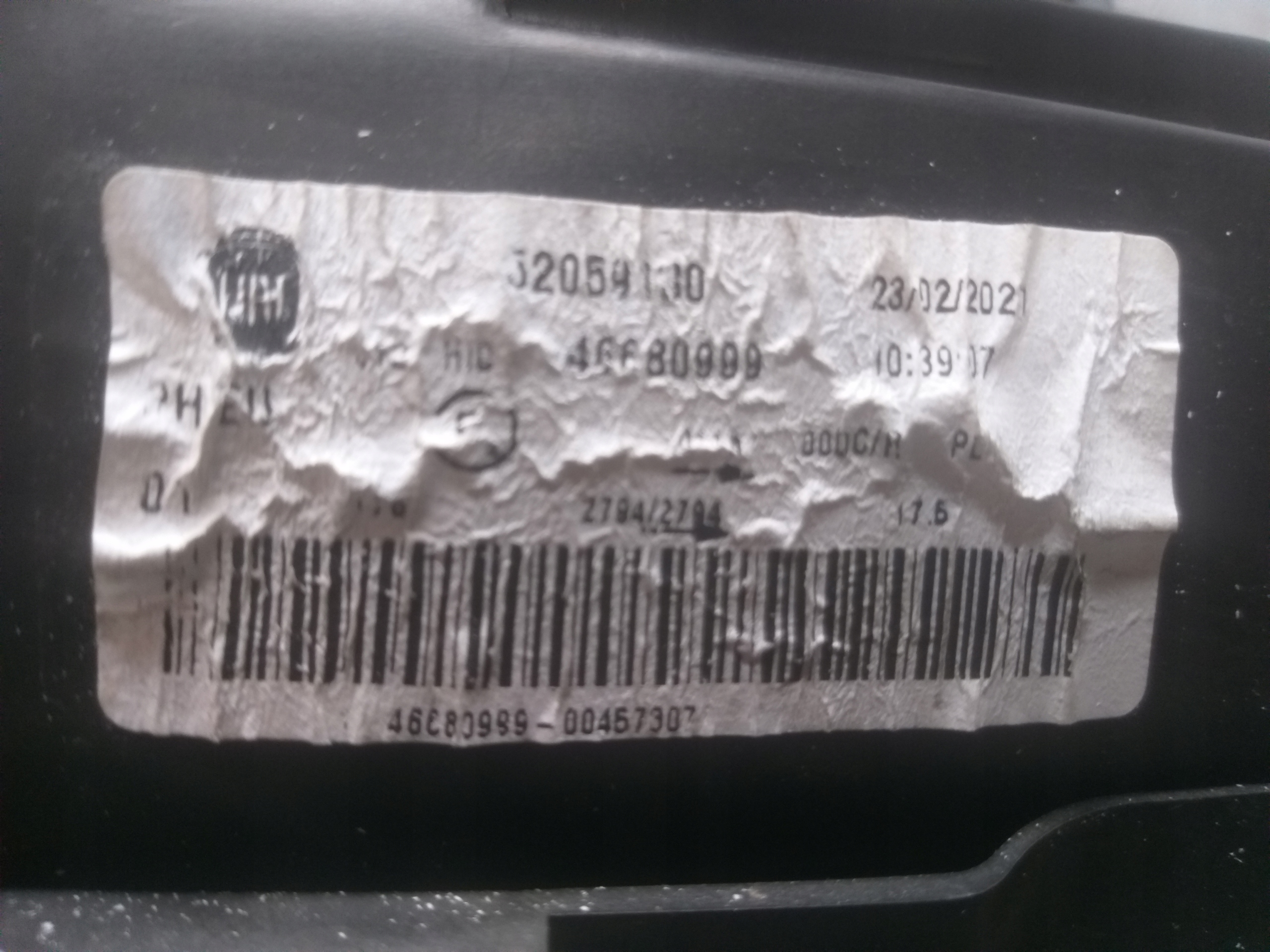 light front right FIAT 500 XENON
