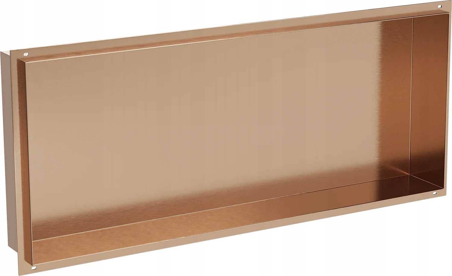 Półka wnękowa pod prysznic łazienkow bez kołnierza 75x30 Mexen X-Wall miedź