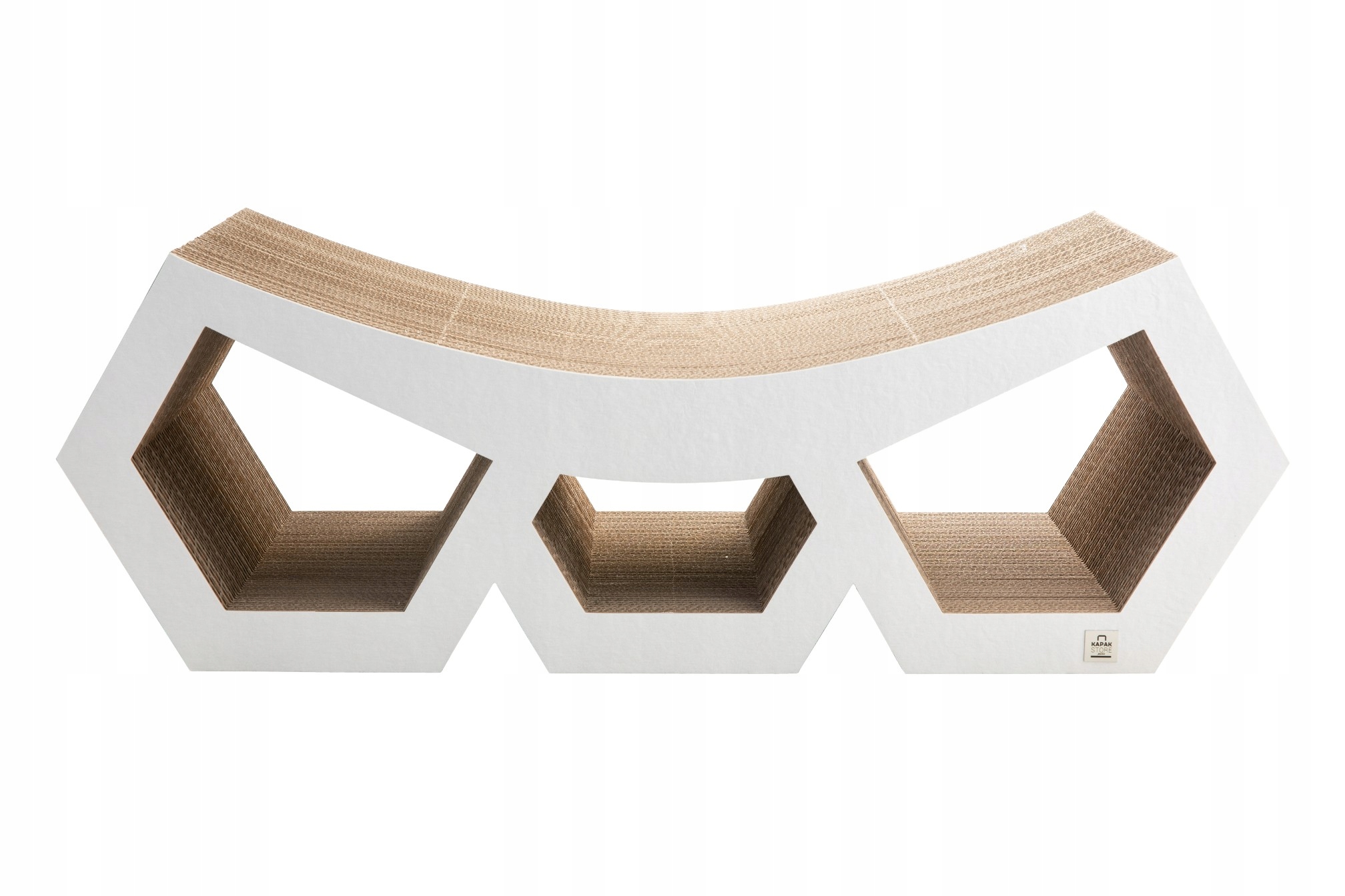 Drapak Pelíšek Pro Kočky Washpapa Diamond white škrabadlo pro kočky