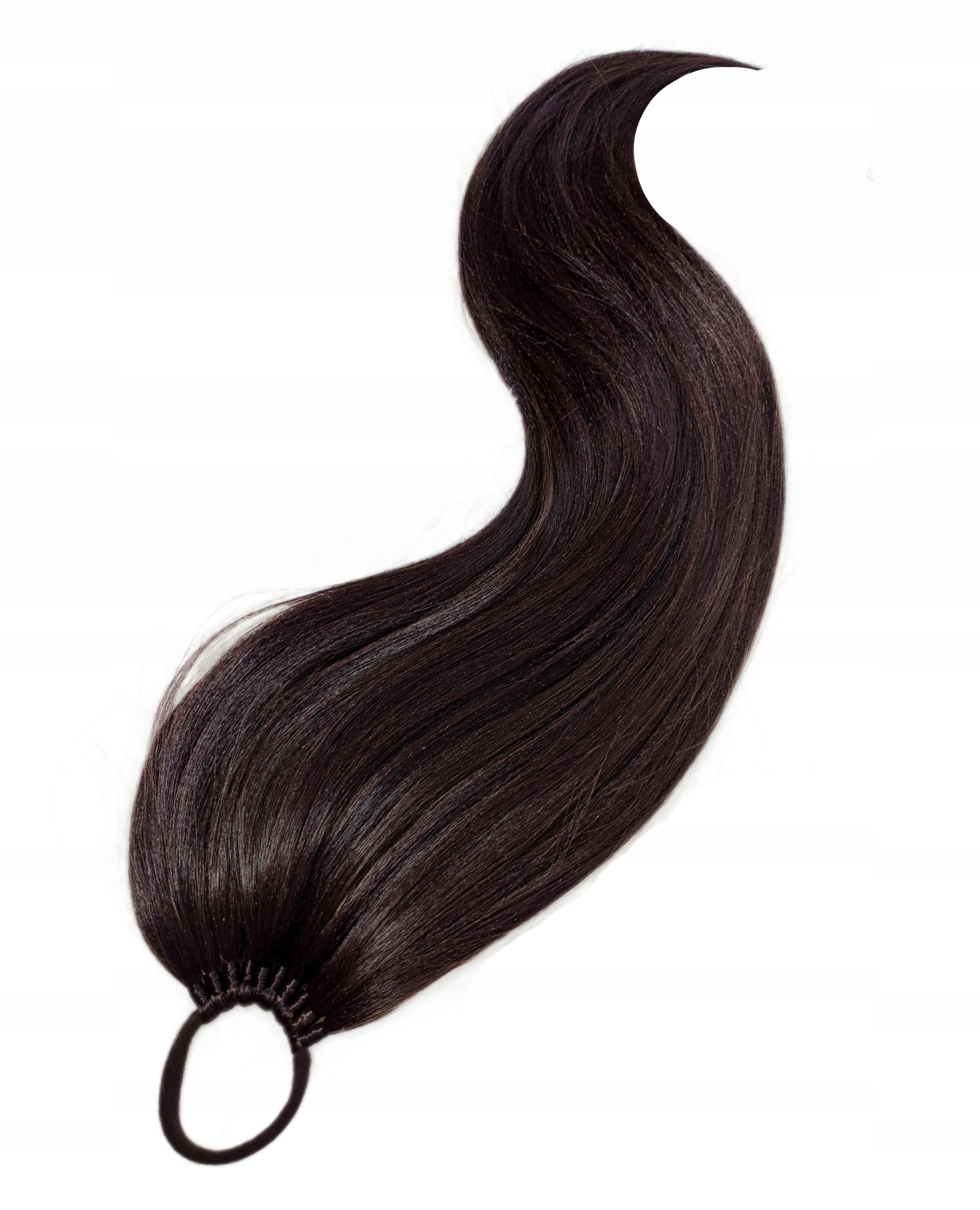 Připínací poník na gumičku, Kuc-Gumka, Příčesek, hnědá, Paní Mokka, 50 cm