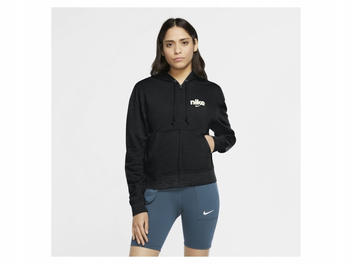 Mikina mikina s kapucí Nike W Sportswear Fz Flc Vrsty L