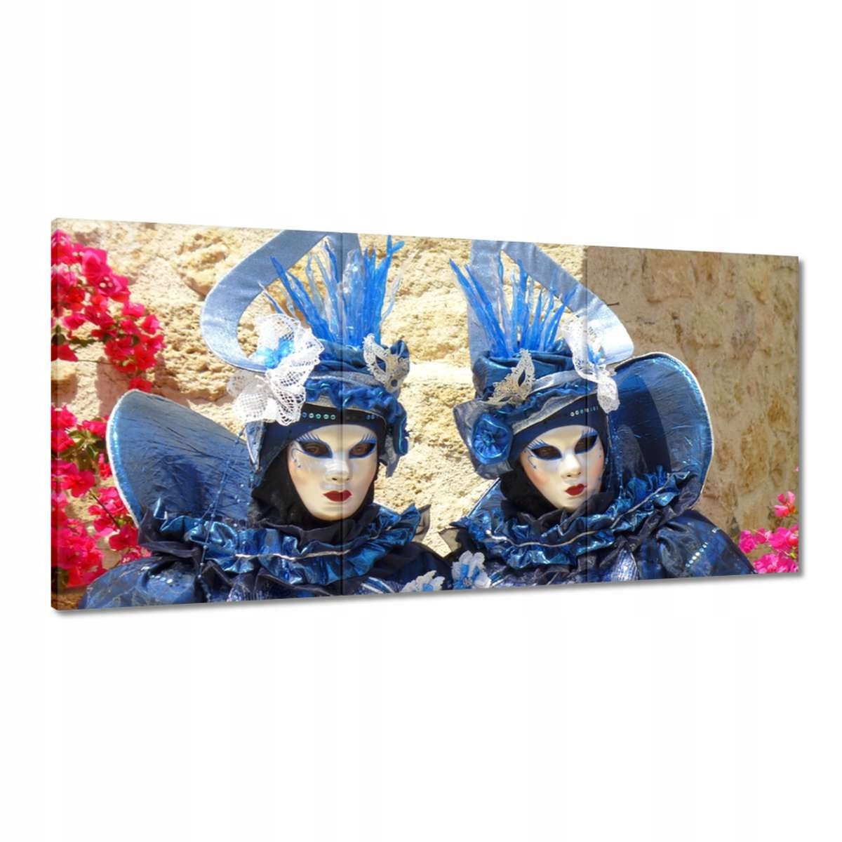 Obrazy 180x90 Karnevalové masky Benátky