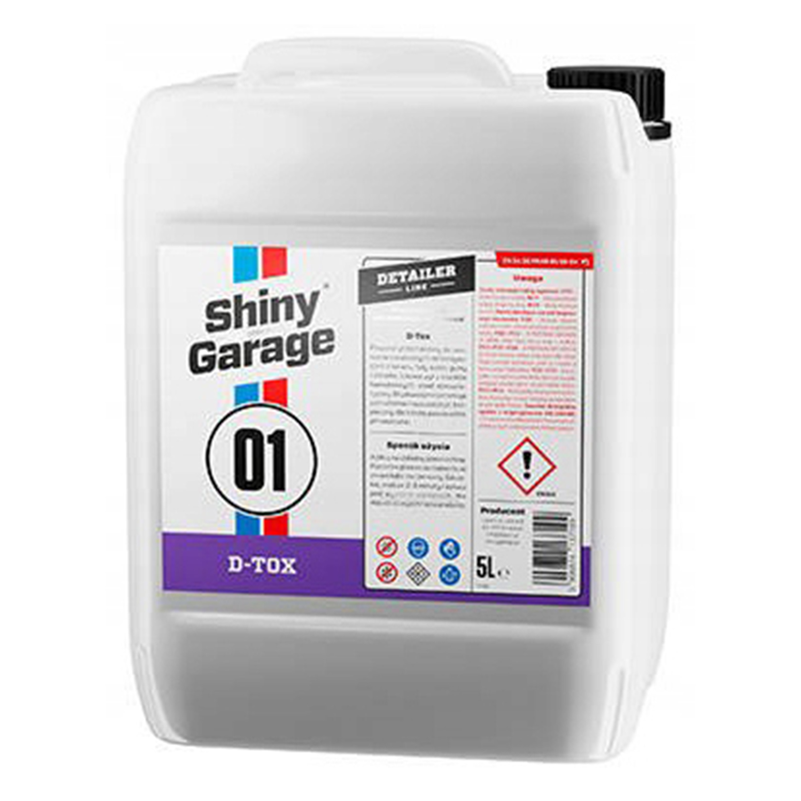 Środek do czyszczenia felg Shiny Garage D-Tox 5L