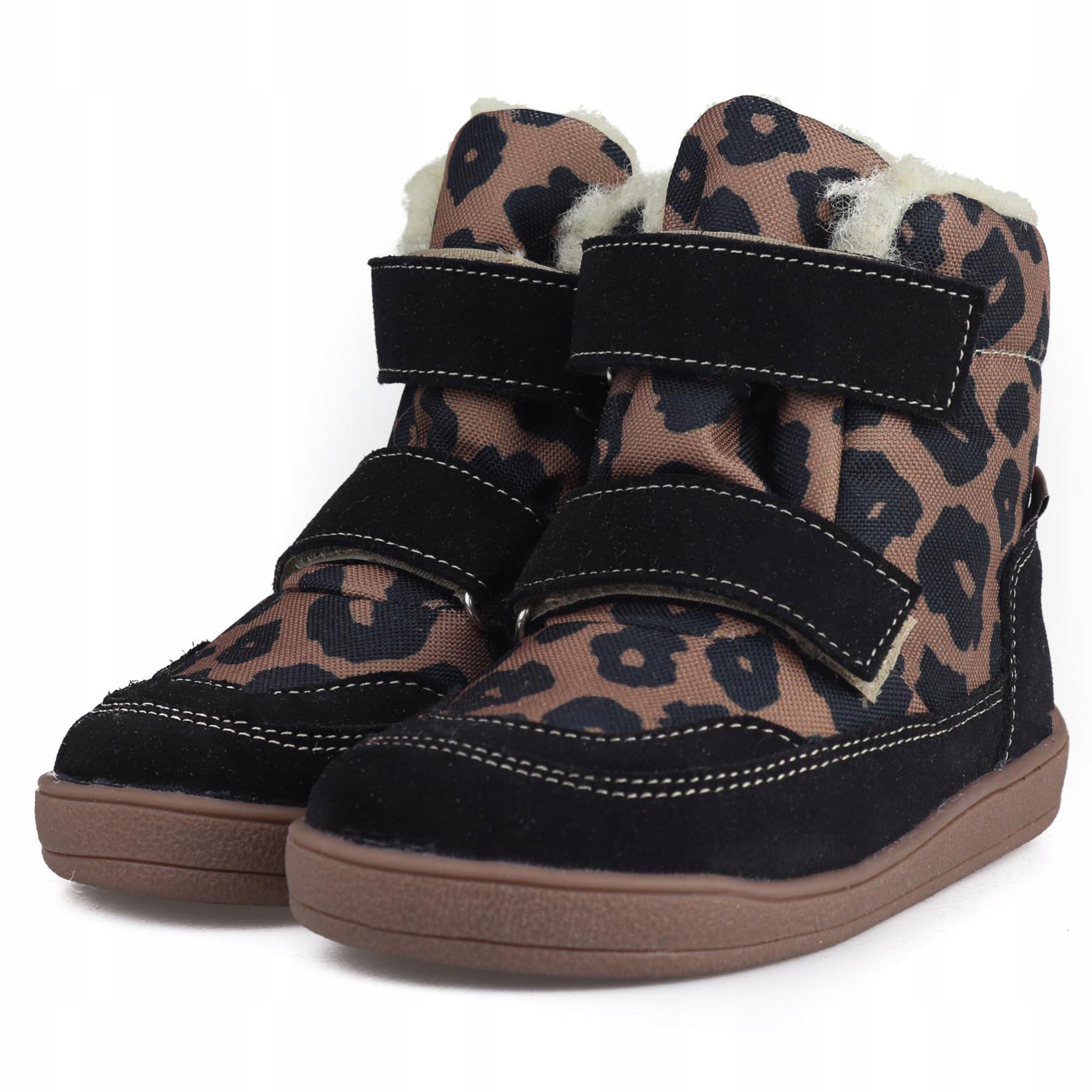Mido 72-07 Buty Zimowe Ocieplane Skórzane Barefoot Wodoodporne Pantera 29