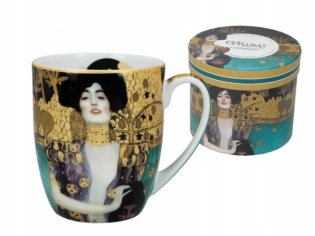 Keramický Hrnek Camio Gustav Klimt Judyta Jako Dárek Umění Carmani