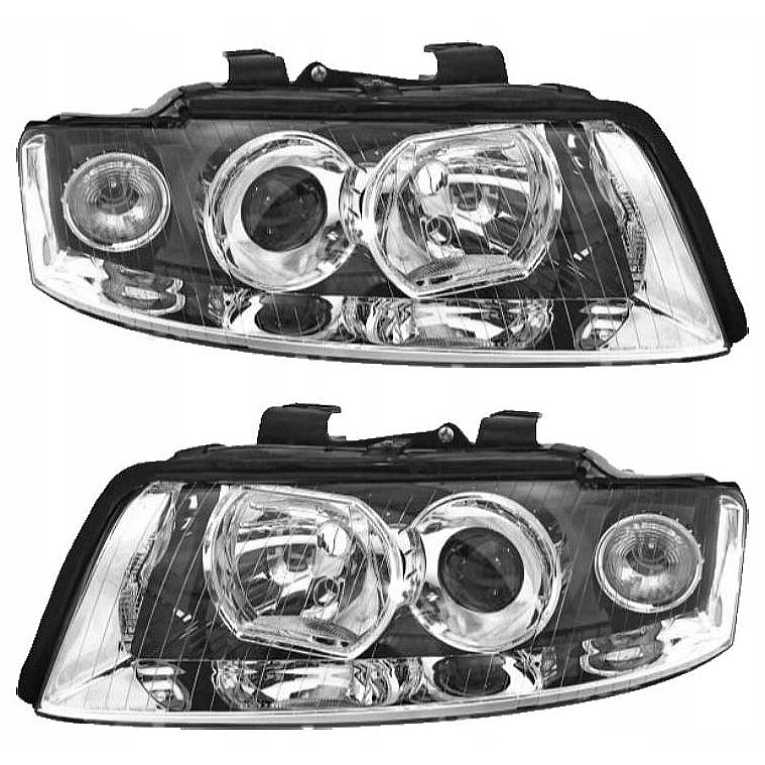 Lampy Audi A4 B6 Reflektory 00-04 Tyc Sada Reflektorů Levá Pravá Orig