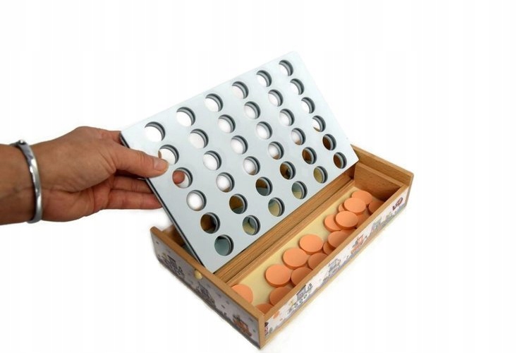 Adam Toys Gra logiczna w 4 rzędzie Nazwa 4 w rzędzie