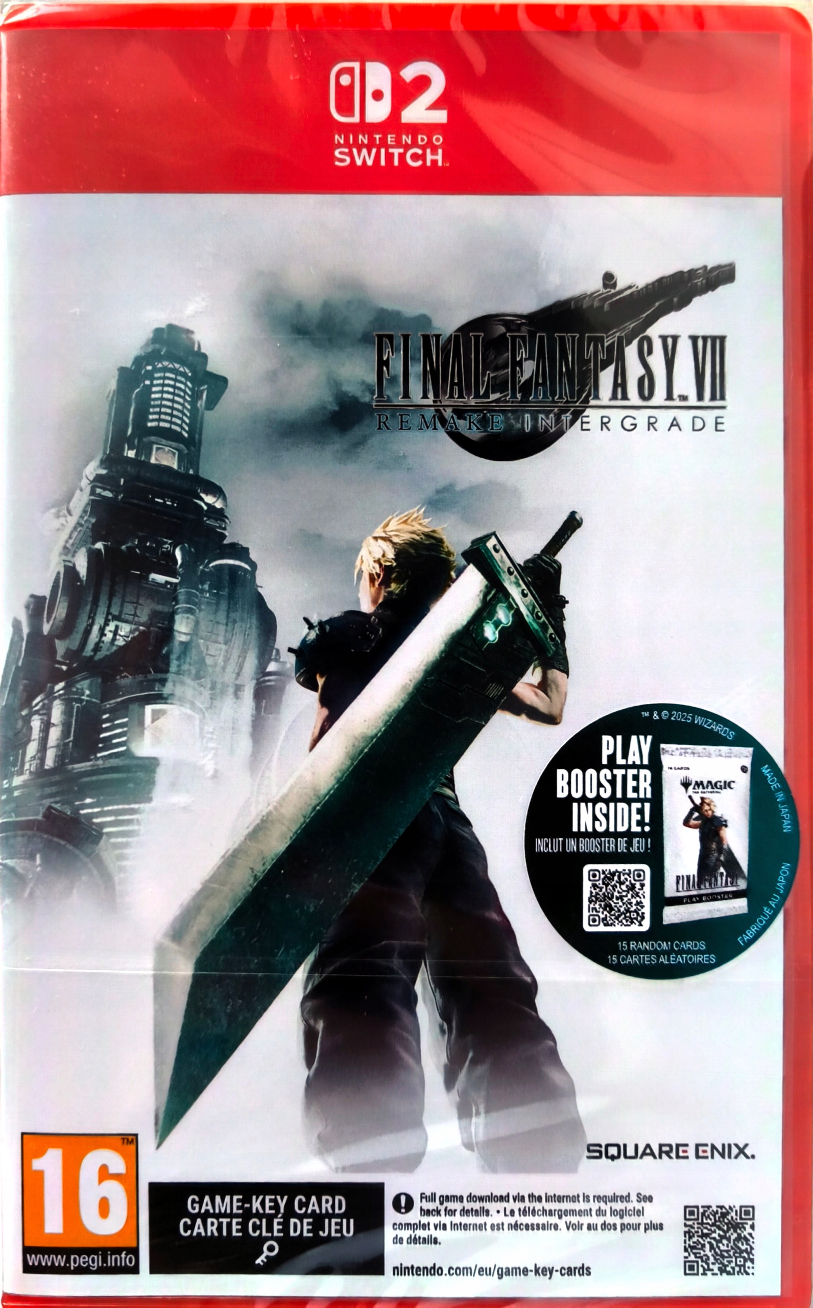 Final Fantasy VII Remake Intergrade Nintendo Switch 2 pudełkowa