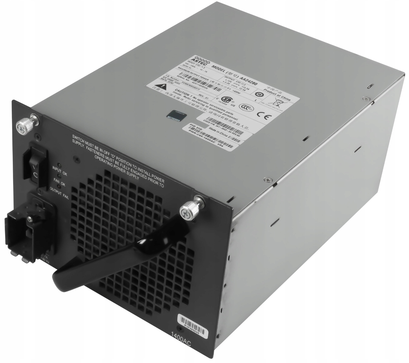 CISCO 341-0042-04 1400W AA24280 CATALYST 4500