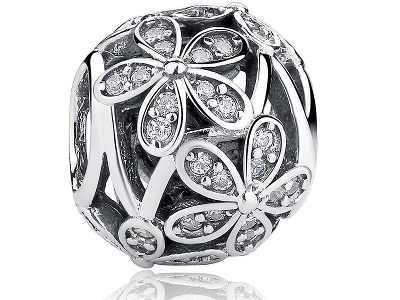 CHARMS OLŚNIEWAJĄCA ŁĄKA STOKROTEK SREBRNY S925