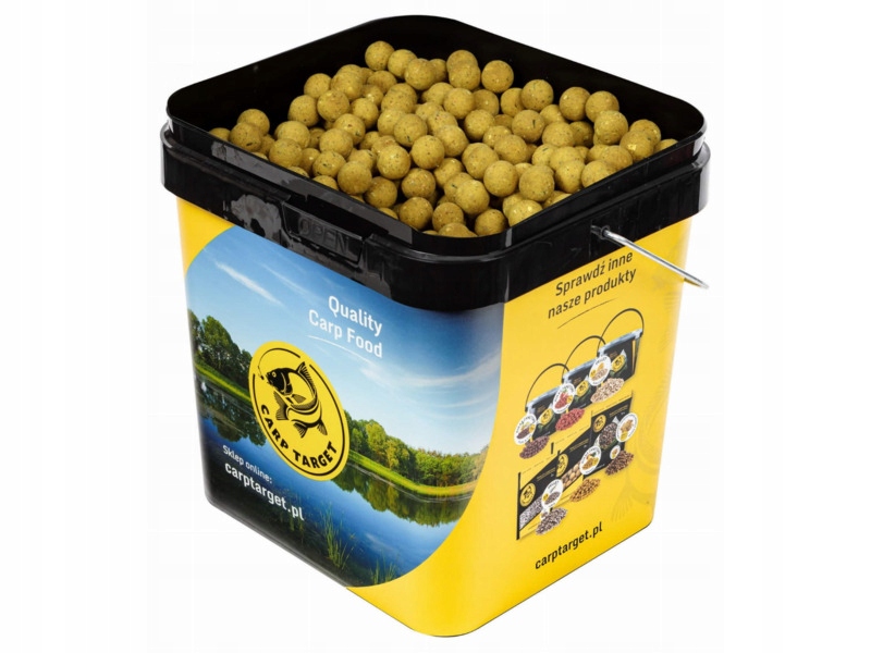 Kulki proteinowe Carp Target Ananas 20 mm (10 kg) Wiadro 17 l