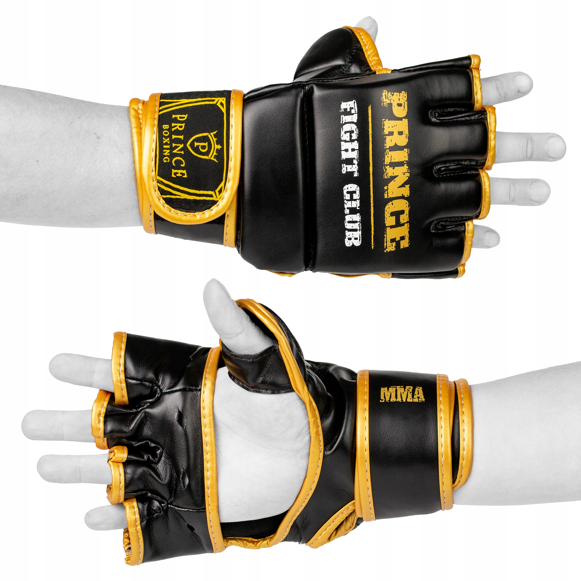 RĘKAWICE MMA SPARINGOWE NA WOREK KRAV MAGA CHWYTNE Marka Prince Boxing