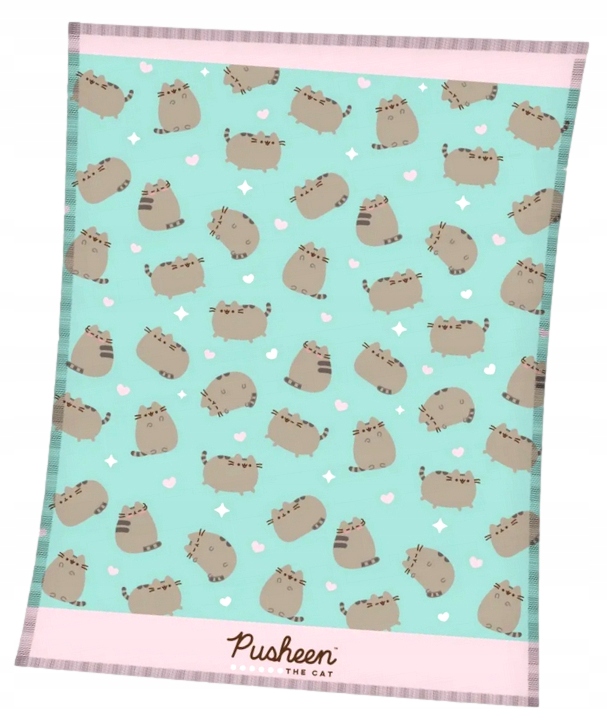 

Kocyk Koc 130x170 Pusheen The Cat Miętowy